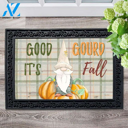 Good Gourd It's Fall Gnome Doormat - 18" x 30"