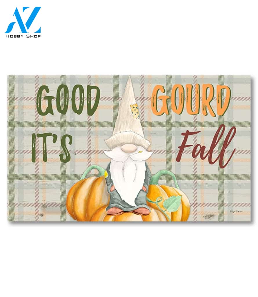 Good Gourd It's Fall Gnome Doormat - 18" x 30"