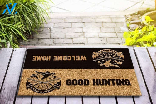 Personalized Name Family House Good Hunting Welcome Home Funny Indoor And Outdoor Doormat Warm House Gift Welcome Mat Birthday Gift For Hunting Lovers