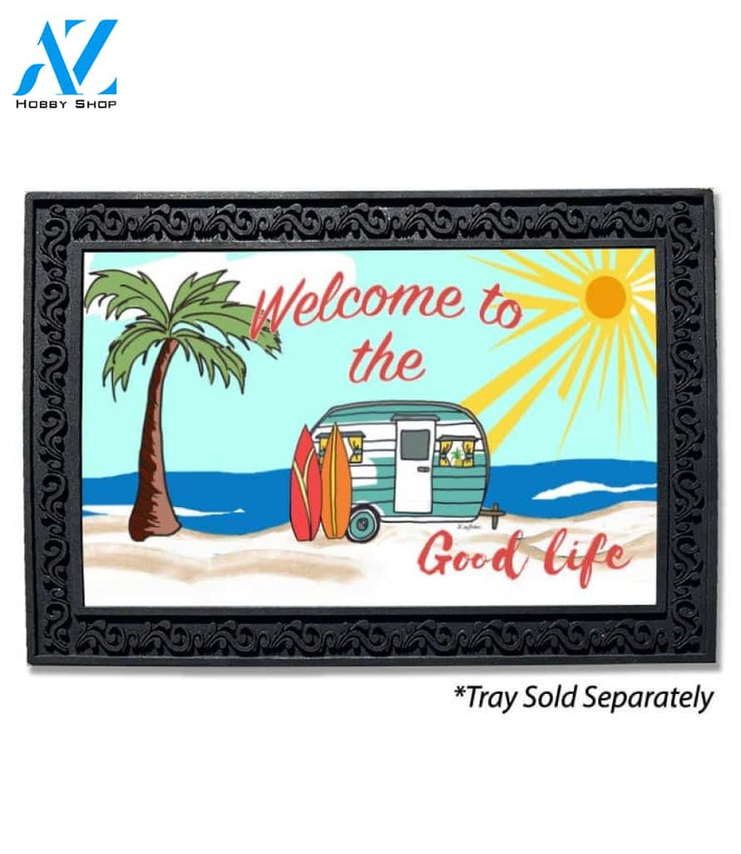 Good Life Beach Camper Doormat - 18" x 30"