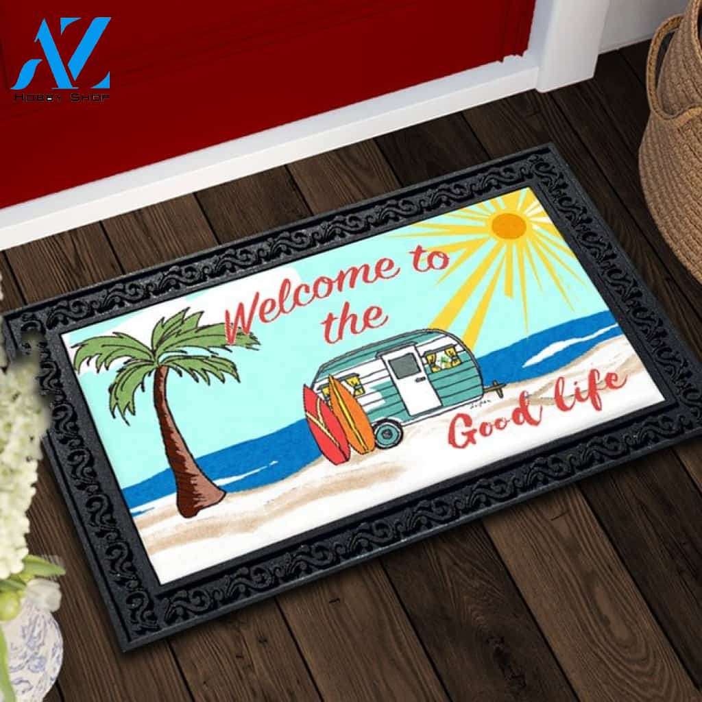 Good Life Beach Camper Doormat - 18" x 30"