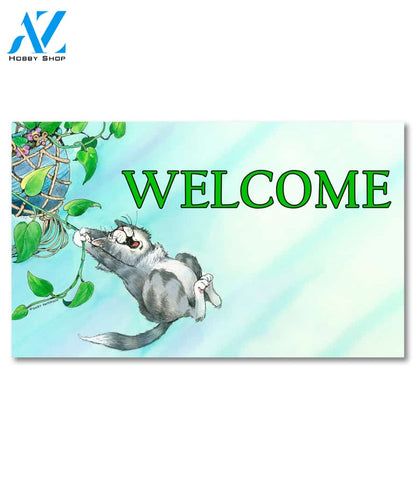 Good Times Cat Welcome Doormat - 18" x 30"
