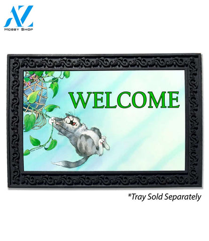 Good Times Cat Welcome Doormat - 18" x 30"