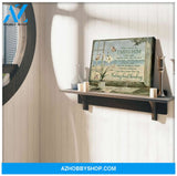 Gorgeous Beach and Butterfly Canvas When I simply say I miss him Bereavement Wall Art Decor