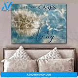 Gorgeous Dandelion and Butterfly Canvas Drift Away Wall Art Decor