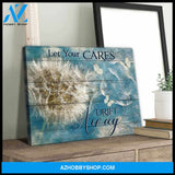 Gorgeous Dandelion and Butterfly Canvas Drift Away Wall Art Decor