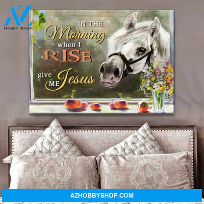 Gorgeous Horse Canvas In the Morning Horse Wall Art Decor