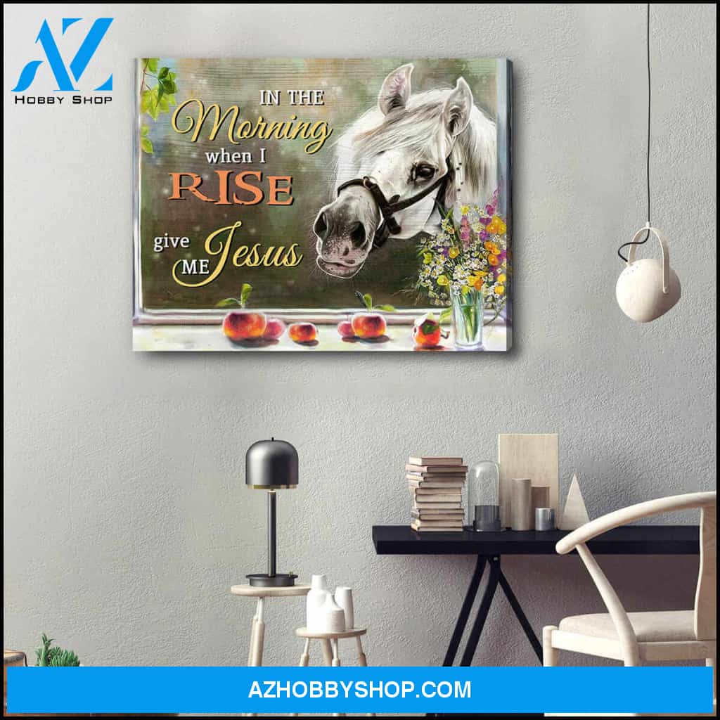 Gorgeous Horse Canvas In the Morning Horse Wall Art Decor