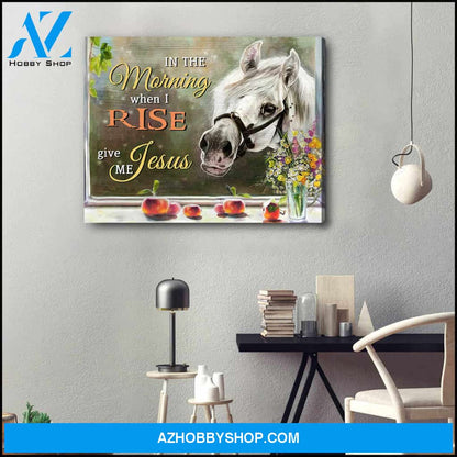 Gorgeous Horse Canvas In the Morning Horse Wall Art Decor