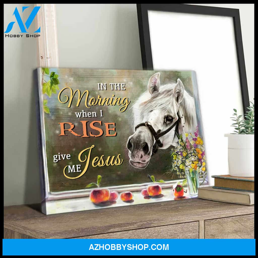 Gorgeous Horse Canvas In the Morning Horse Wall Art Decor