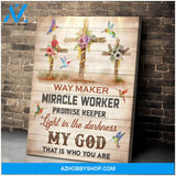 Gorgeous Hummingbird Canvas My God Wall Art Decor