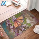 Gorgeous Monarch Butterfly Doormat Indoor And Outdoor Mat Entrance Rug Sweet Home Decor Housewarming Gift Gift For Friend Family Butterflies Lovers