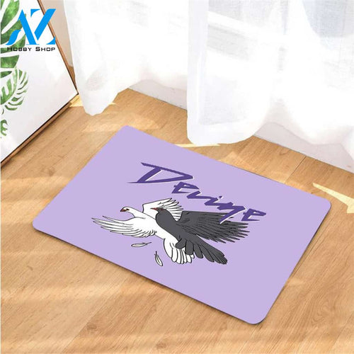 gorgerous devine primitive skateboard bird doormats