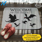 GOT Personalized Name Door mat