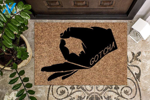 Gotcha Game Funny Doormat | Welcome Mat | House Warming Gift