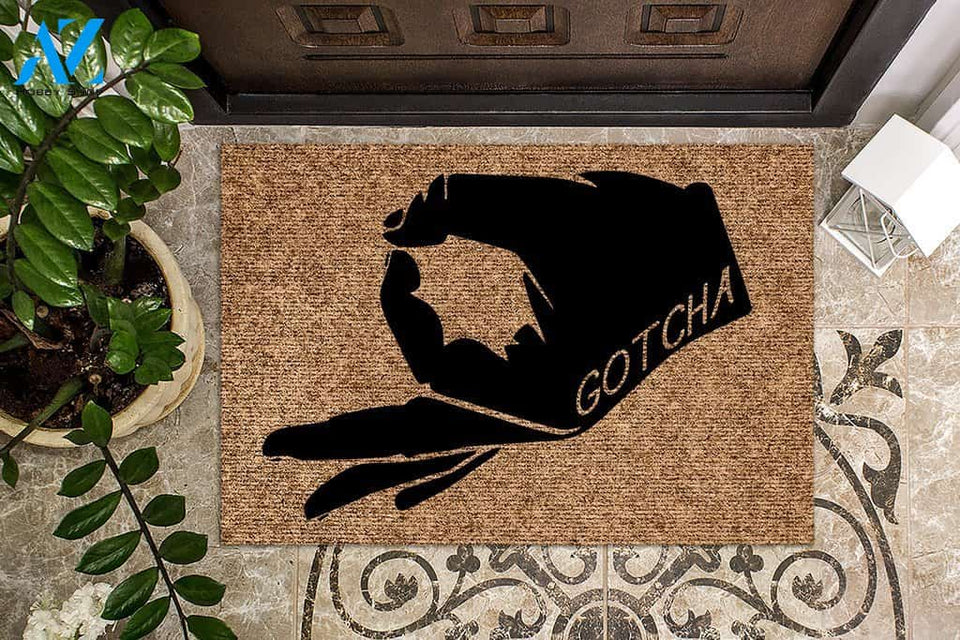Gotcha Game Funny Doormat | Welcome Mat | House Warming Gift