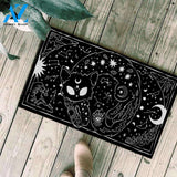Goth Cat Doormat | Welcome Mat | House Warming Gift