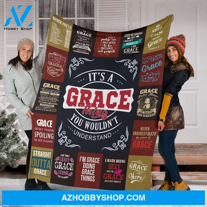 Grace Premium Fleece Blanket