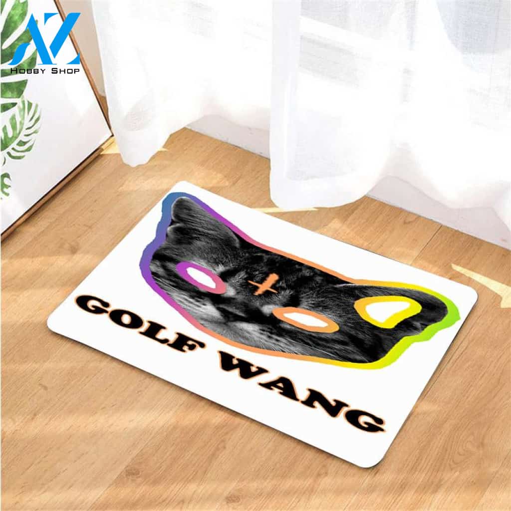 gradient golf wang cat doormats