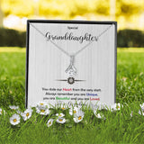 Granddaughter - Beautiful and Loved - Alluring Beauty Necklace