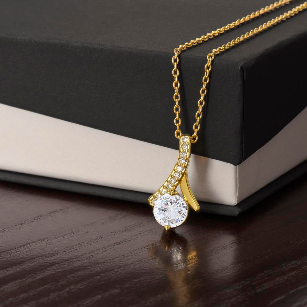 Granddaughter - Beautiful and Loved - Alluring Beauty Necklace