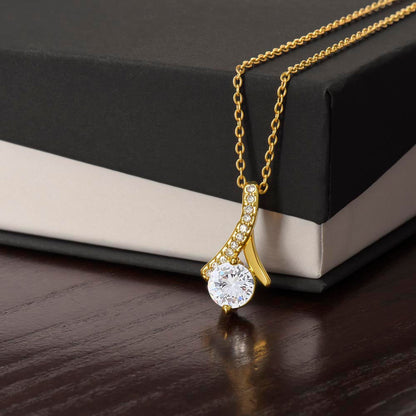 Granddaughter - Beautiful and Loved - Alluring Beauty Necklace