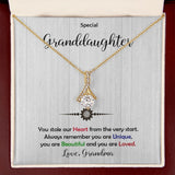 Granddaughter - Beautiful and Loved - Alluring Beauty Necklace