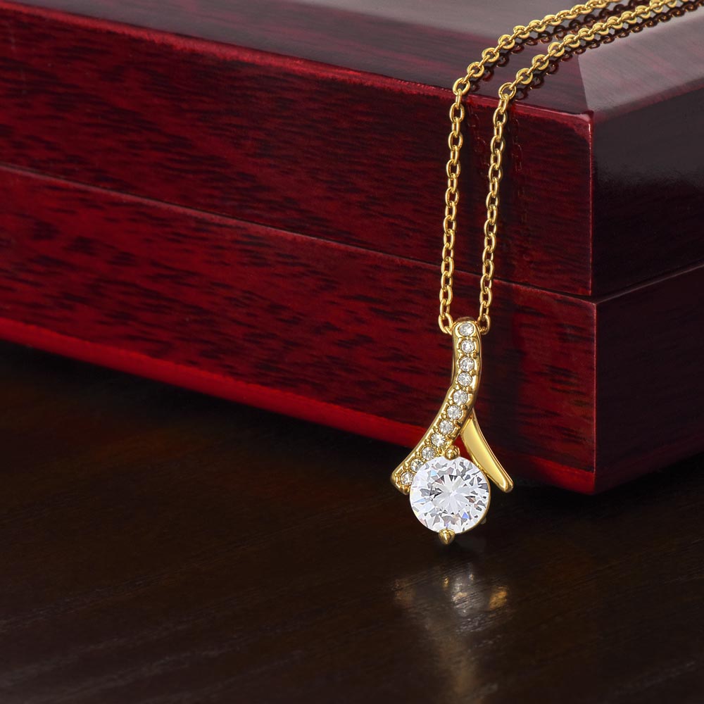 Granddaughter - Beautiful and Loved - Alluring Beauty Necklace