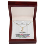 Granddaughter - Beautiful and Loved - Alluring Beauty Necklace