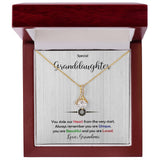 Granddaughter - Beautiful and Loved - Alluring Beauty Necklace