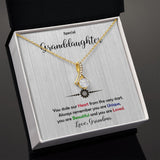 Granddaughter - Beautiful and Loved - Alluring Beauty Necklace