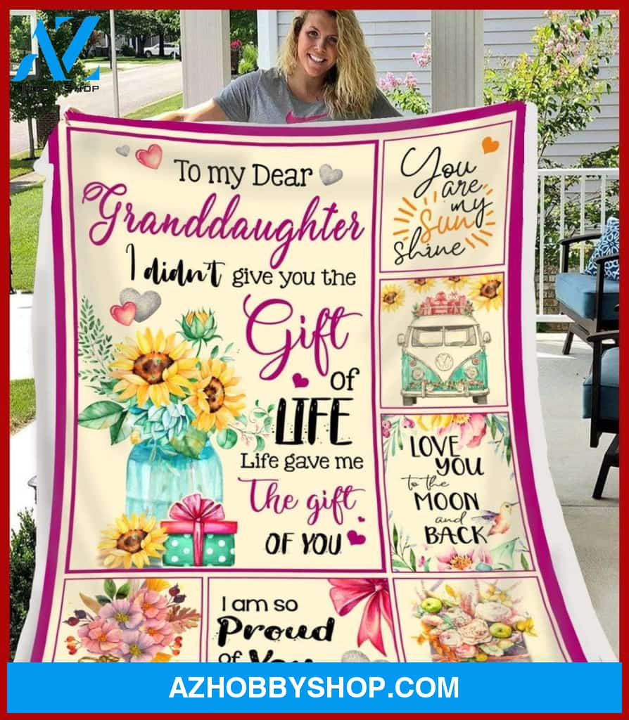Granddaughter Fleece Blanket To My Dear Granddaughter - Gift For Granddaughter | Family Blanket