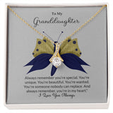 Granddaughter - You Are Special Butterfly - Alluring Beauty Necklace