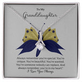 Granddaughter - You Are Special Butterfly - Alluring Beauty Necklace