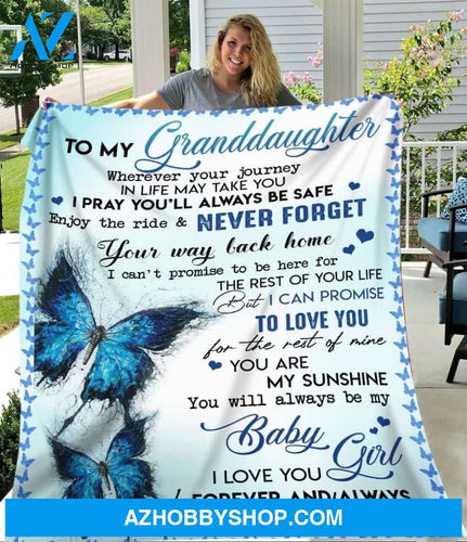 Grandma Nickname - To My Granddaughter Blanket