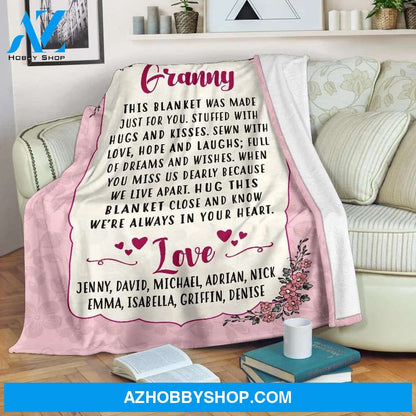 Grandma/Mom/Grandpa/Papa Blanket