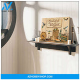 Grateful And So Blessed Hummingbird Canvas Wall Art, Wall Decor Visual Art