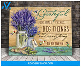 Grateful Hummingbird Wall Art Canvas