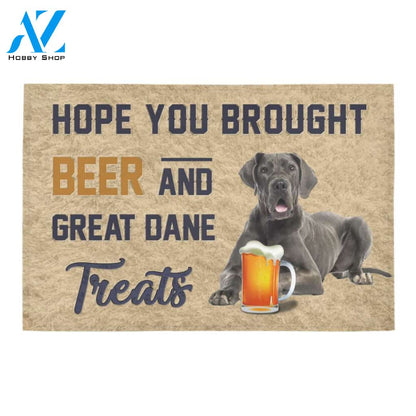 Great Dane beer doormat