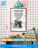 Great Dane I Choose You Bulldog Lover Dog Mom Jl Canvas And Poster Wall Decor Visual Art Mother's Day Gift