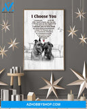 Great Dane I Choose You Bulldog Lover Dog Mom Jl Canvas And Poster Wall Decor Visual Art Mother's Day Gift