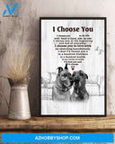 Great Dane I Choose You Bulldog Lover Dog Mom Jl Canvas And Poster Wall Decor Visual Art Mother's Day Gift