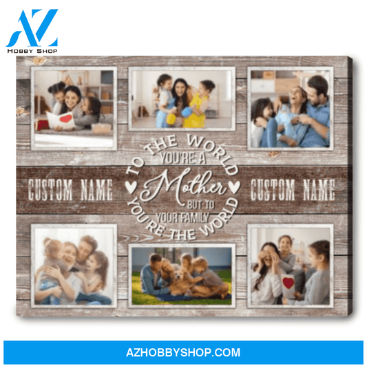 Great Gift For Moms Personalized Mother's Day Canvas Print