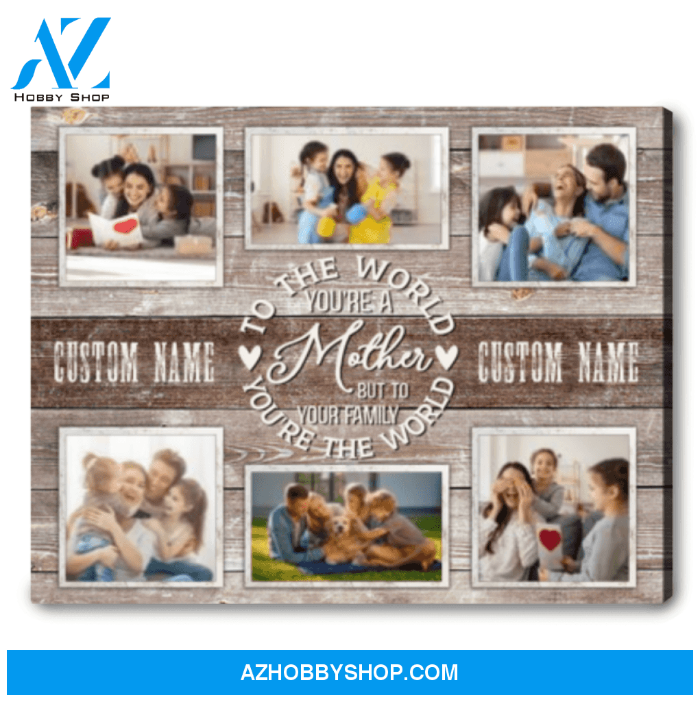 Great Gift For Moms Personalized Mother's Day Canvas Print