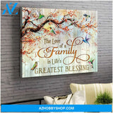 Greatest Blessing Hummingbird Premium Wall Art Canvas