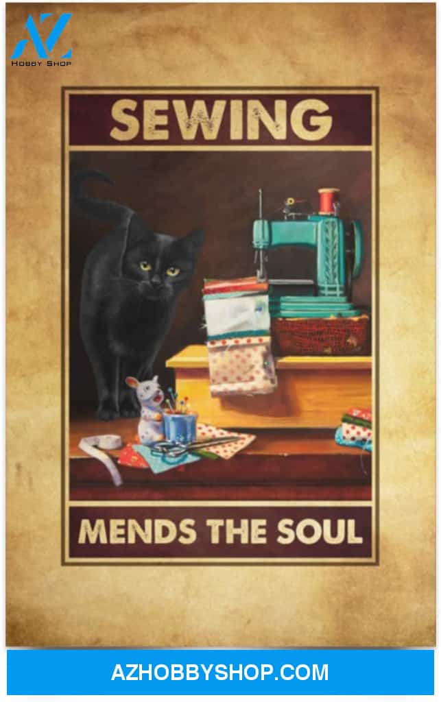 Greatest Quote Black Cst Sewing Mends The Soul