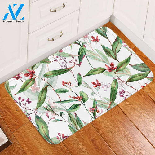Green Plants Door Mat