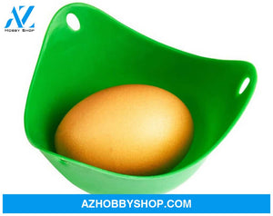 Green Silicone Egg Cooker 4 Color / 1Pc