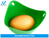 Green Silicone Egg Cooker 4 Color / 1Pc
