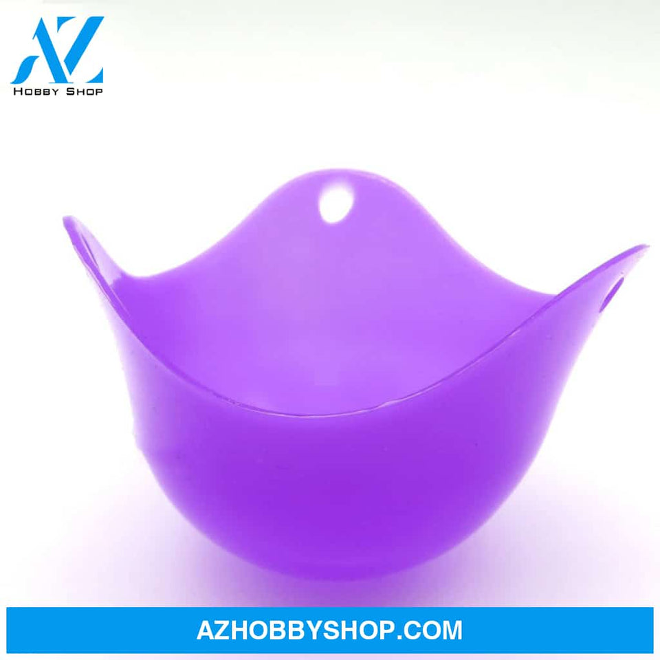 Green Silicone Egg Cooker 4 Color Purple / 1Pc